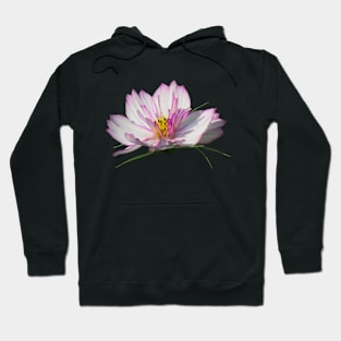 unique pink flower, blooms, flowers, petal Hoodie